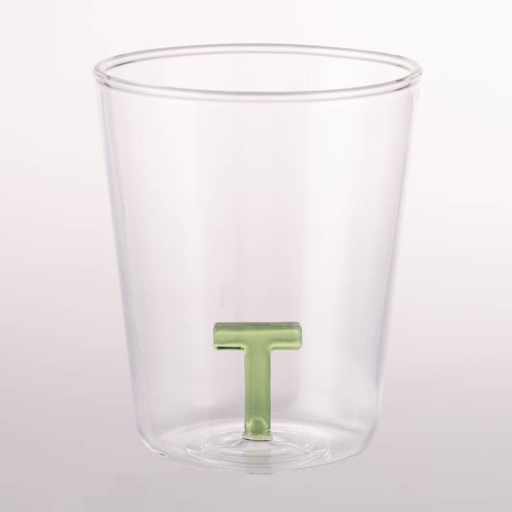 MONOGRAMME VERRE LETTRE T 3D 420 ML pour la vente par VdE Tivoli 1996