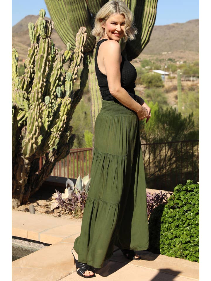 Nostalgia - Wholesale Pants - Women's - N3690-ASIS ACID WASH TIERED WIDE LEG PANTS10