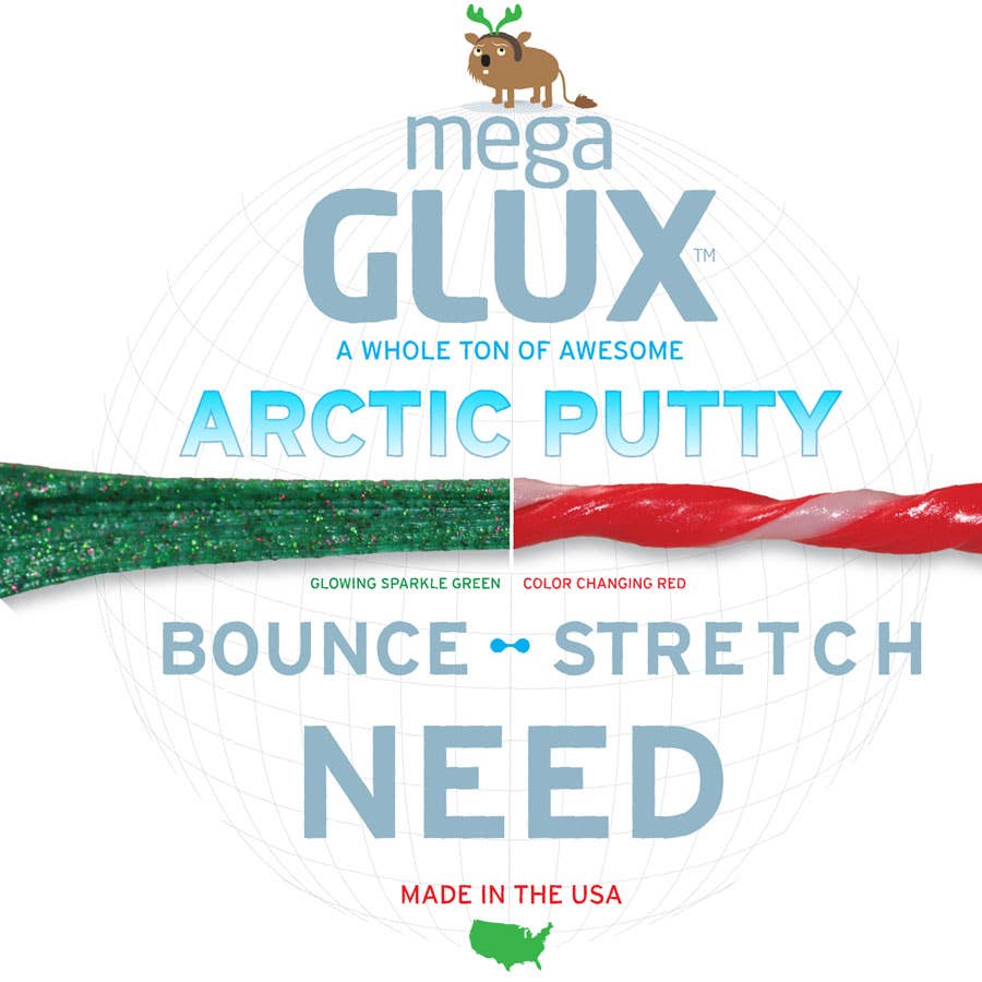 Copernicus Toys - Wholesale Putty/Slime - Kids - Mega Glux Arctic Collection | Green and Red Super Putty
2