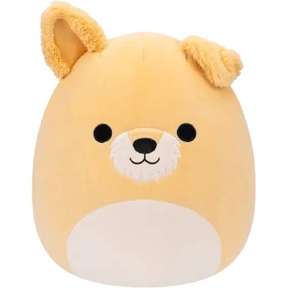 Squishmallow Dog Plush Toy 5" Cooper the Tan Dog for wholesale by Authentic Street Signs
