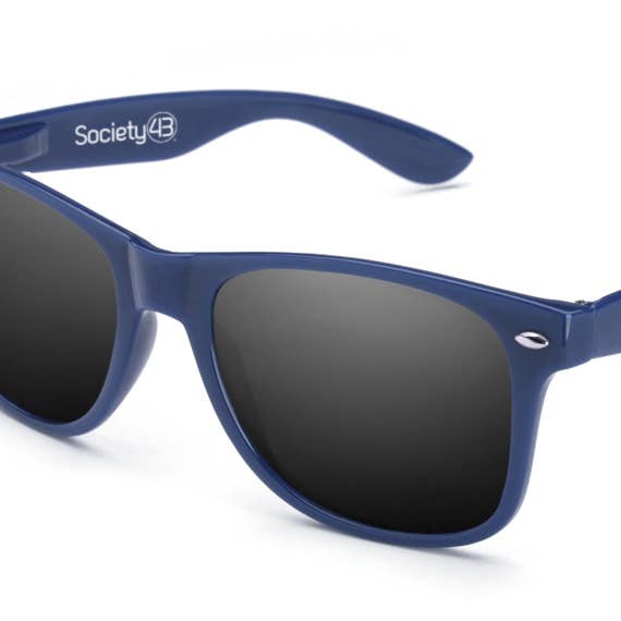 Throwbacks - Marineblå Solbriller for engroshandel hos Society43