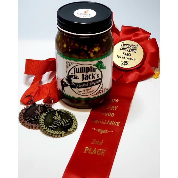Deep Fork Foods - Wholesale Pickled Vegetables - Jumpin' Jack's Candied Jalapenos