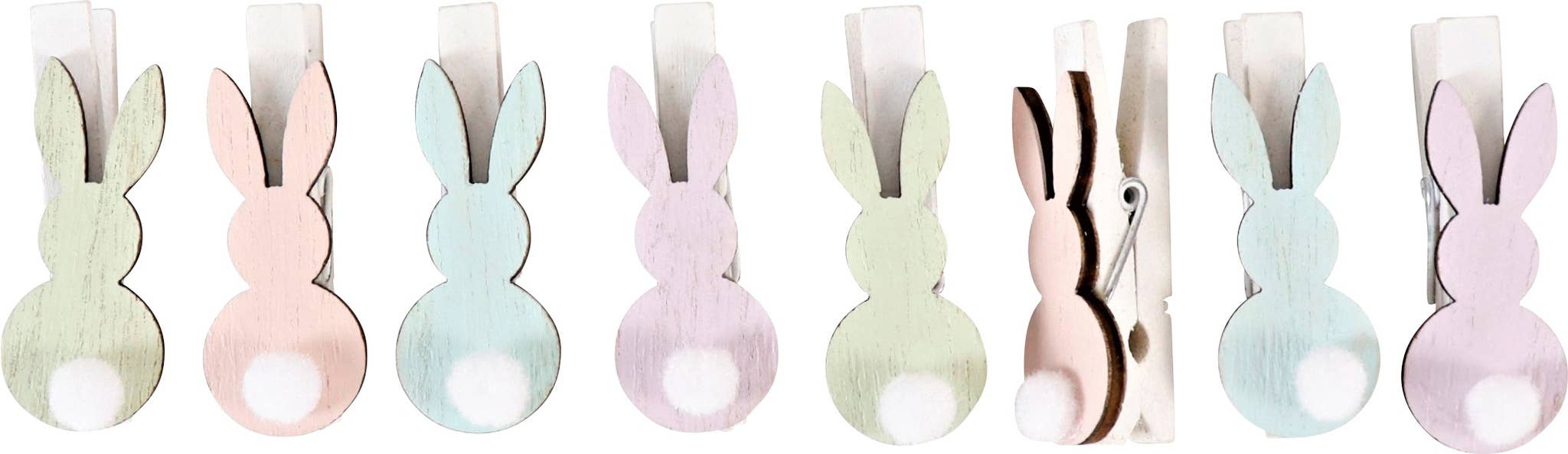 HOFF-INTERIEUR – Großhandel Tischdeko – CLIPS “BUNNY” 8 PIECE SET (7779)1