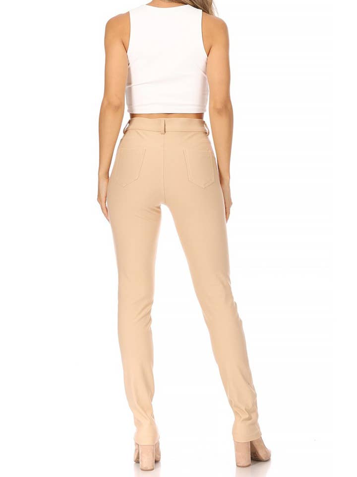 MOA COLLECTION - Wholesale Pants - Women's - Women's Casual Comfy Slim Pocket Jeggings Jeans Pants
