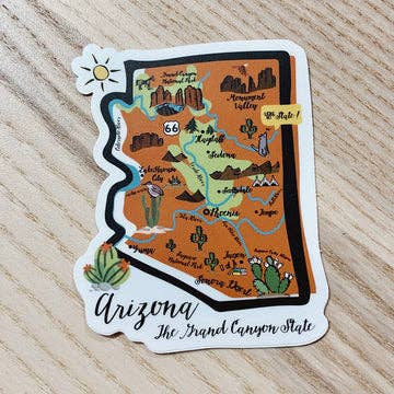 Arizona vinylstickers voor wholesale door Gooseberry Designs