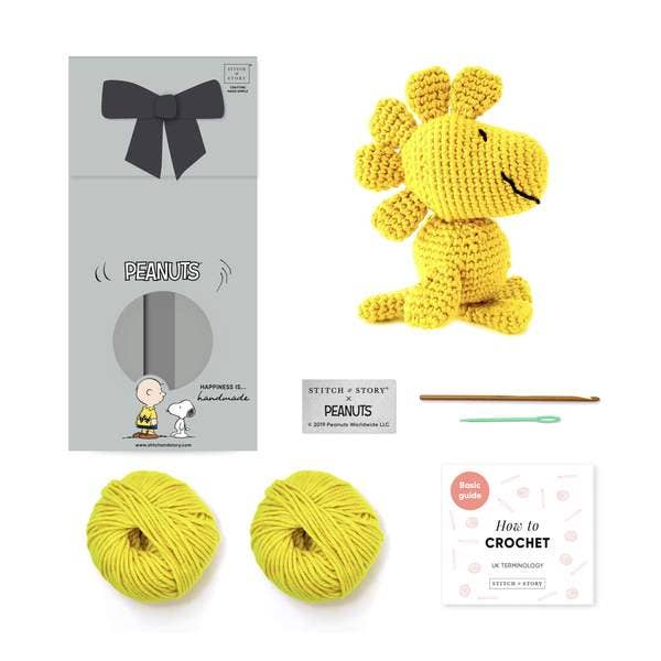 Stitch & Story – wholesale Material för stickning/virkning – Peanuts: Snoopy & Woodstock Amigurumi virksats7