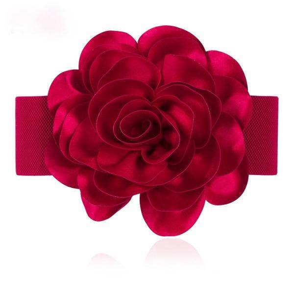 Productseeker - Wholesale Belt - Women's - BELT-1 Elegant White Floral Dress Belt - Fashion Accessory0