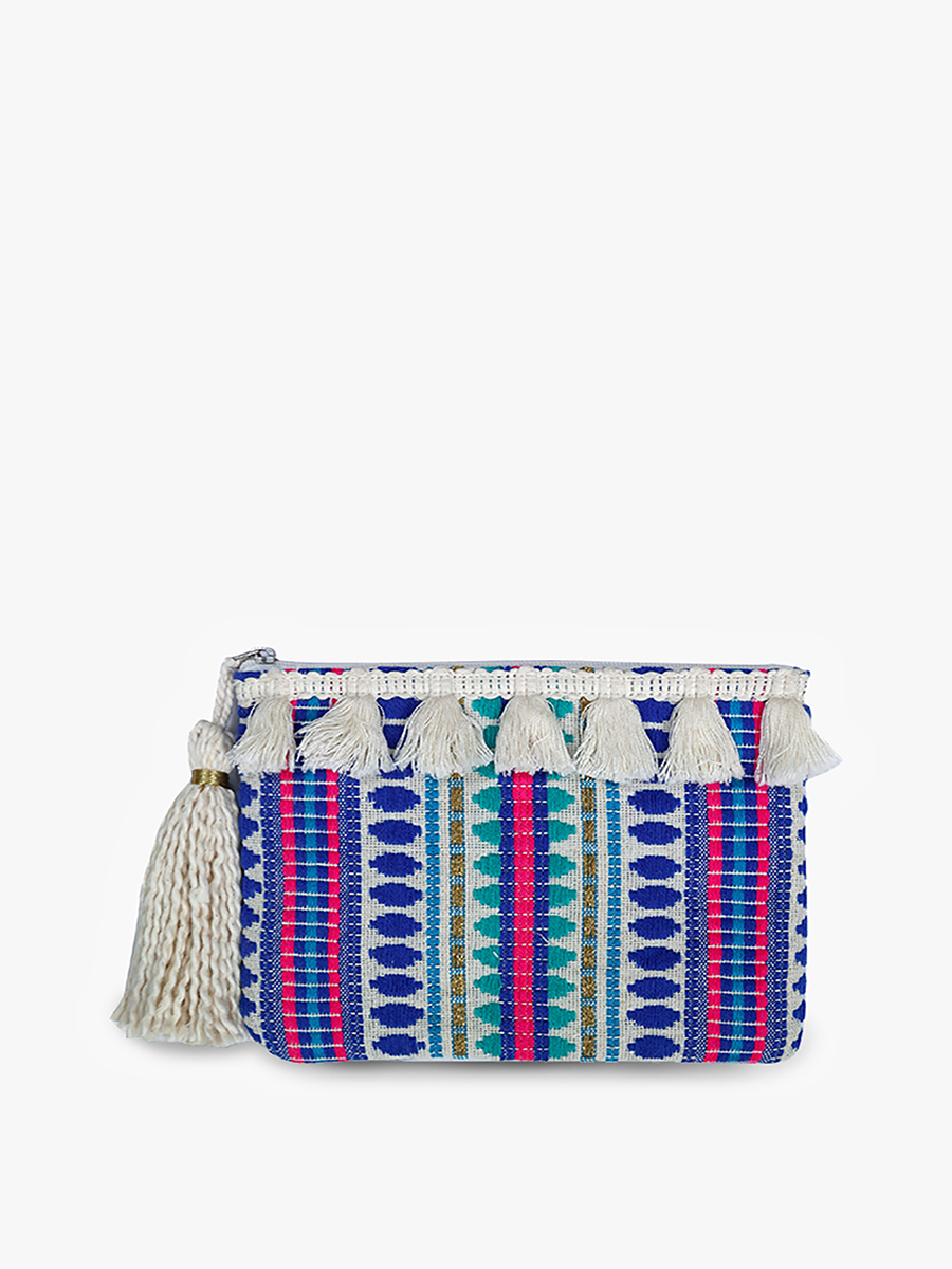 Jen & Co. – wholesale Pouch – Women’s – CS2162 Faith Printed Cotton Pouch w/ Fringe7