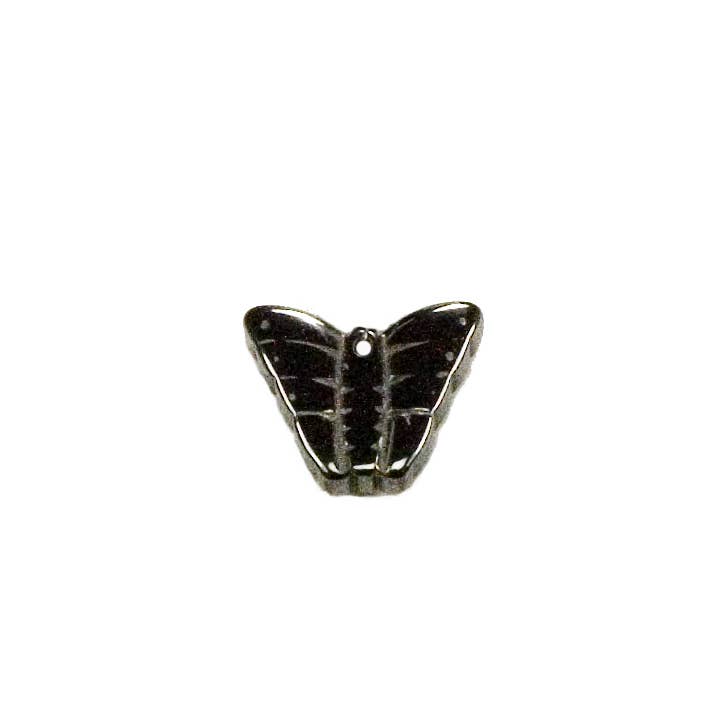 EHAWA - Wholesale Individual Charm/Pendant - Hematite Butterfly Pendant, 16x19mm0