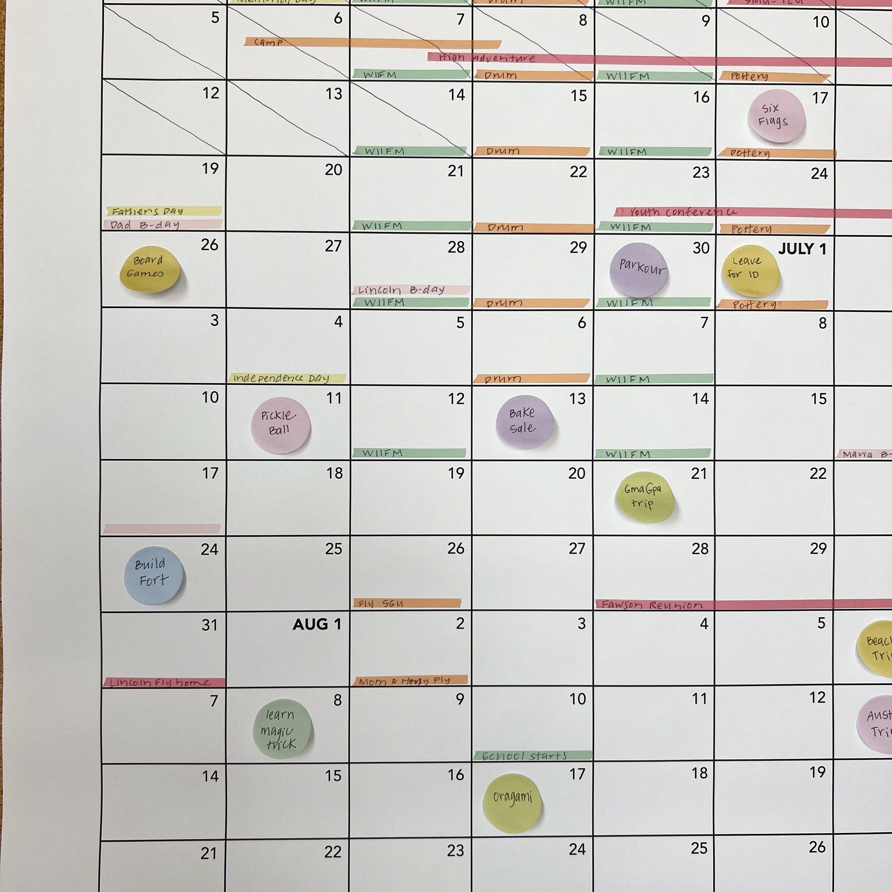 The Essential Calendar - Wholesale Sticky Notes - Circle Sticky Notes3