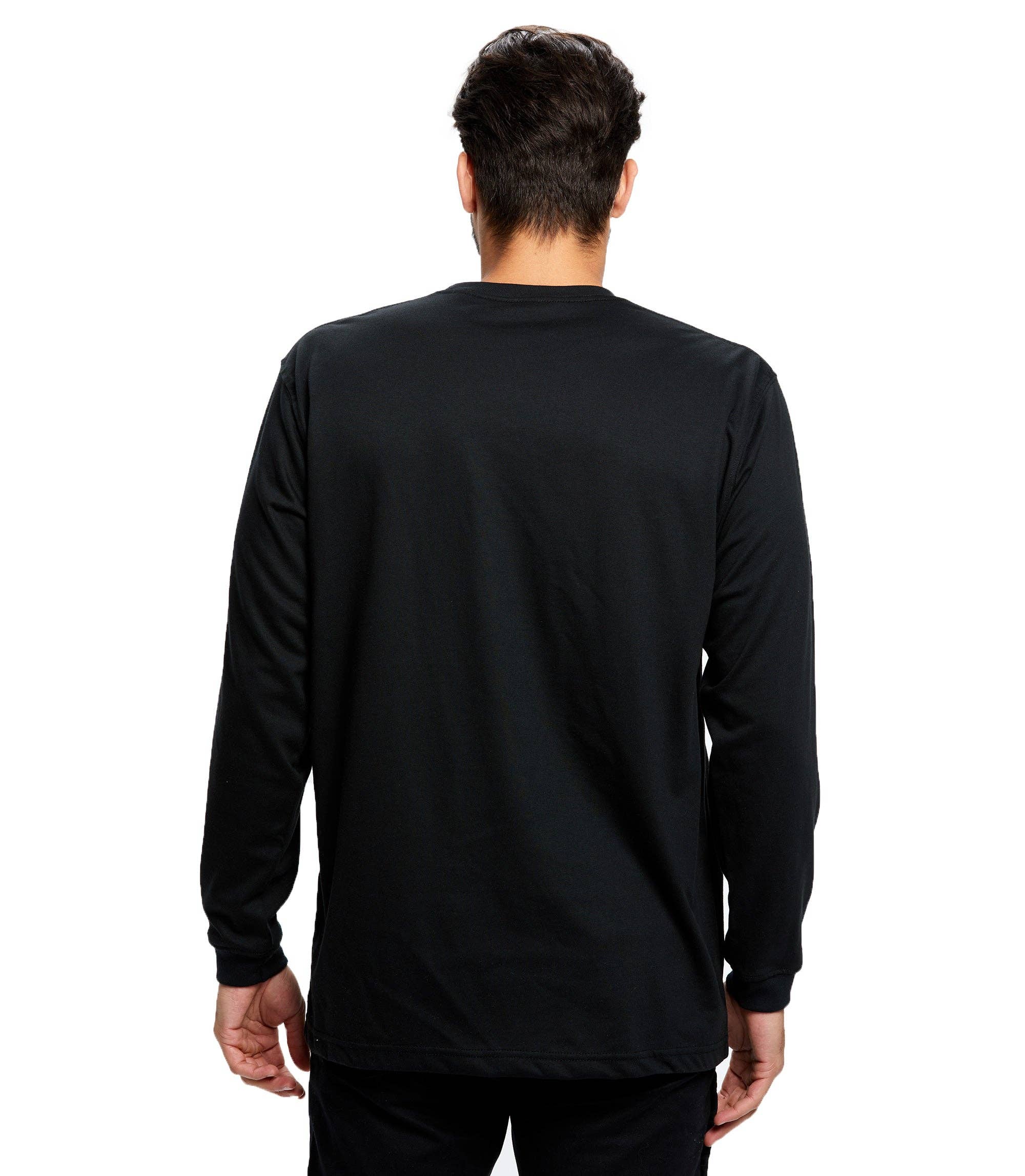 US Blanks - Wholesale T-Shirt - Men's - Men's Long Sleeve Pocket Work Wear - Flame Resistant3