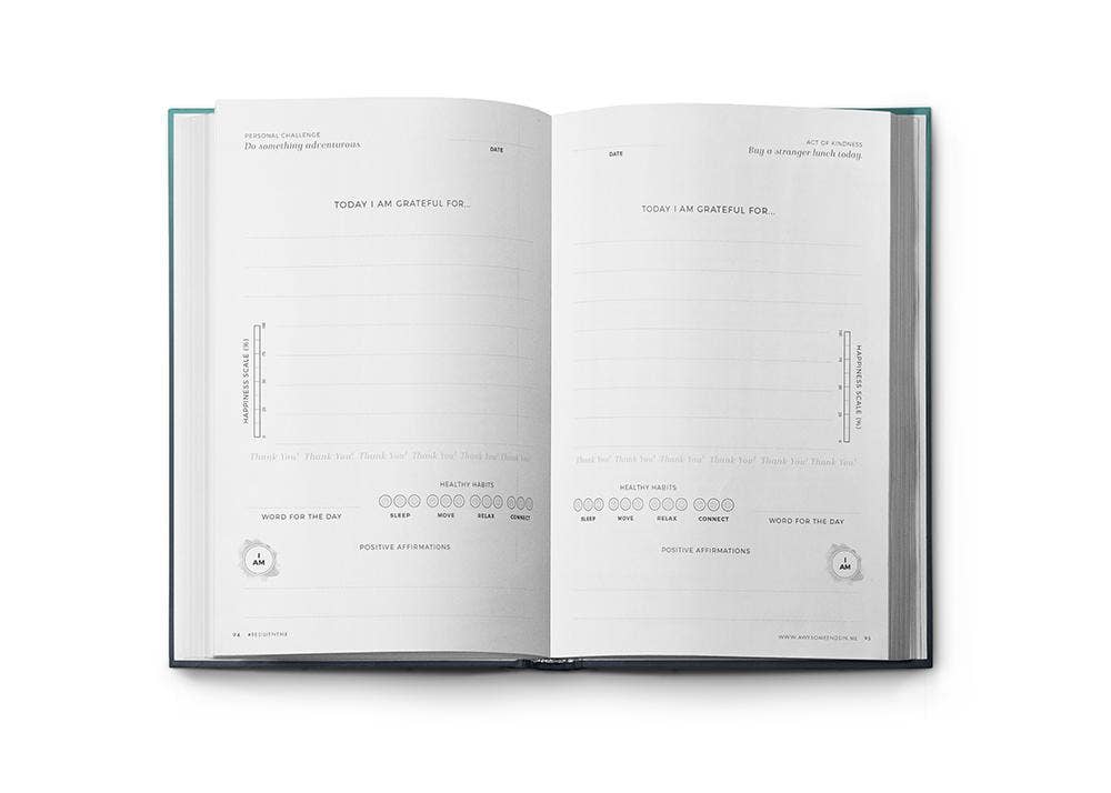Awesome Inc - NZ - Wholesale Journal/Diary - Adult - Resilient Me Gratitude Journal – Happy Thoughts4