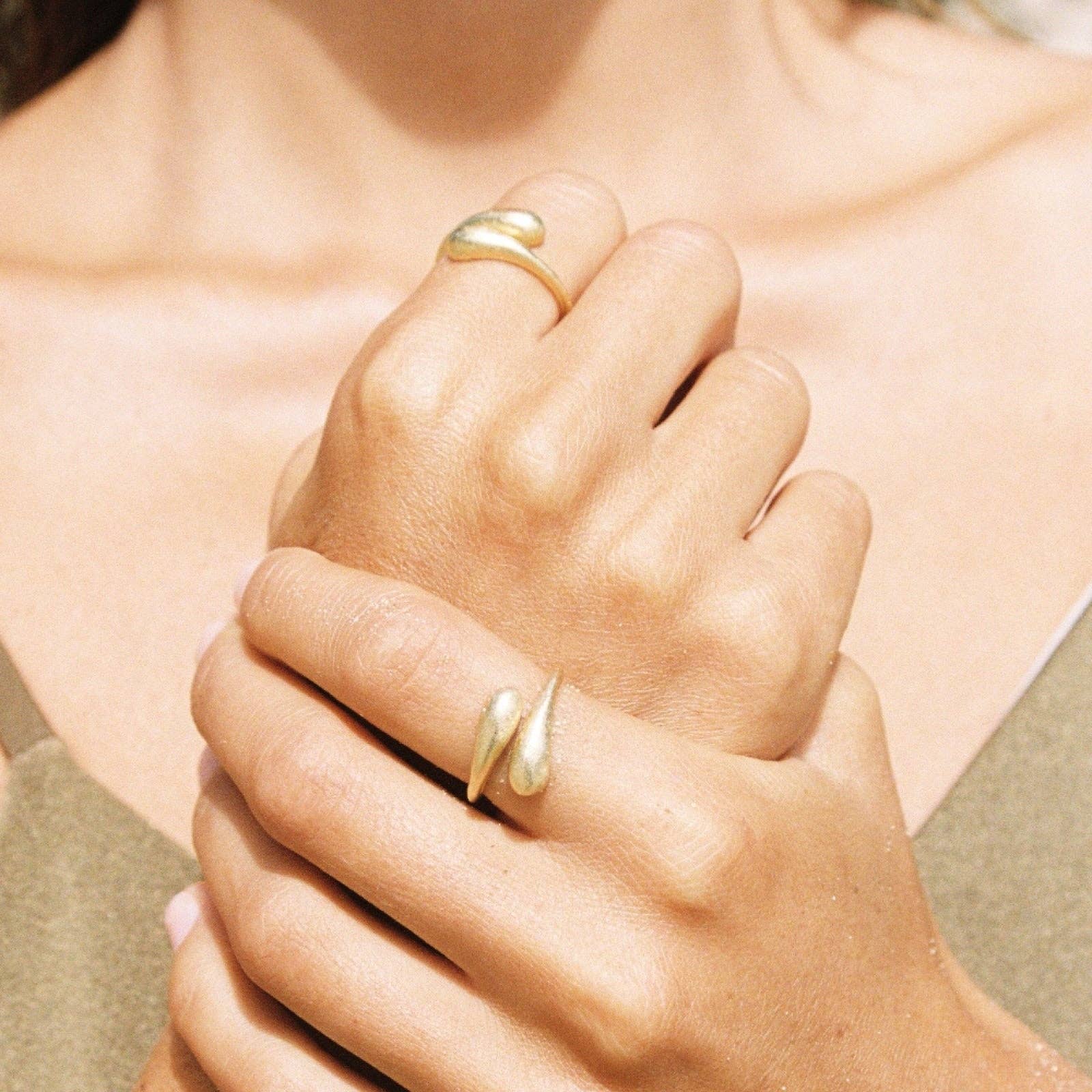 Agapée Jewelry - Wholesale Band/Stacked Ring - Filippa Ring | Jewelry Gold Gift Waterproof3