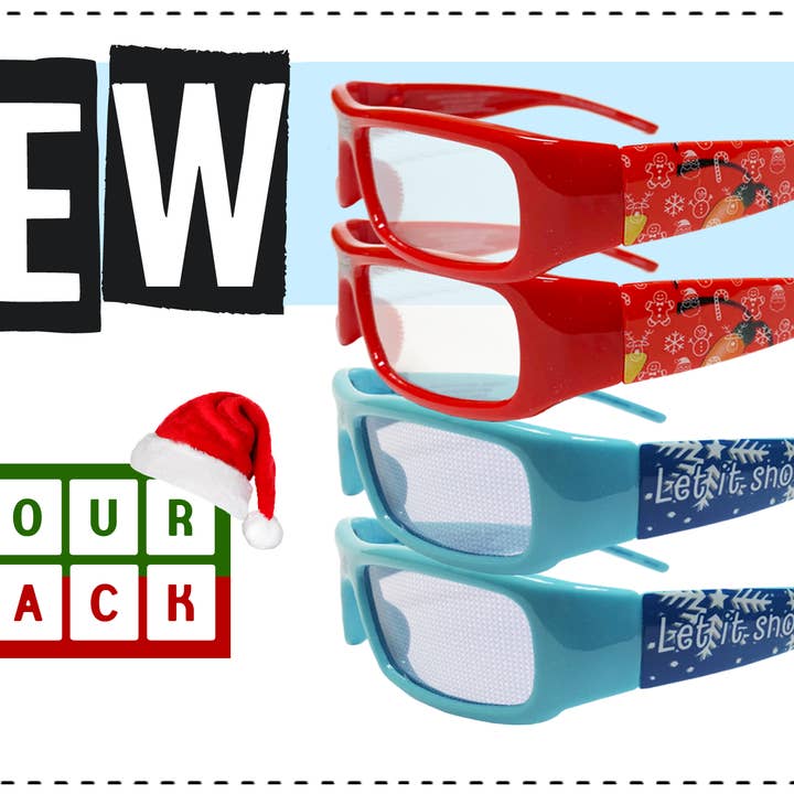 Especificações de Férias Plástico 4 Pacote (Mistura) por atacado de American Paper Optics, LLC