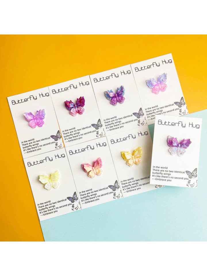 Taphug - Pocket Hug 2D Butterfly Inspirational Comfort Card for wholesale by Magia Design