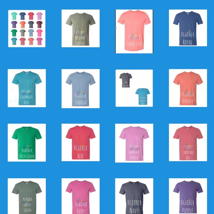 Blanks Gildan Softstyle NO BLEACH for wholesale by Carolina Moon