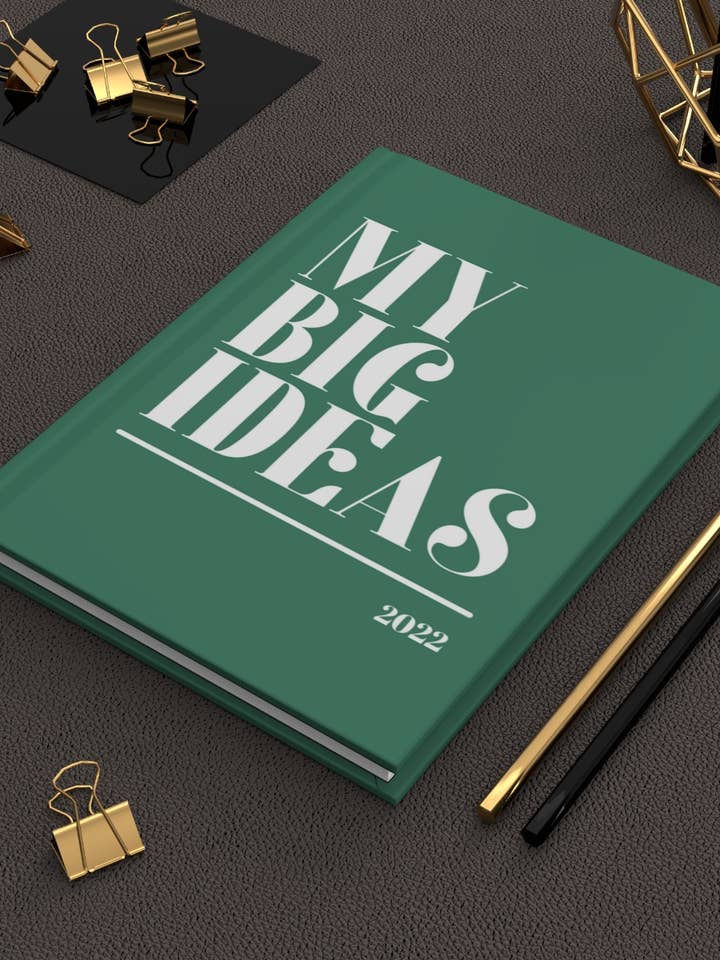 My Big Ideas Hardcover Journal for wholesale by Lolita K Studio