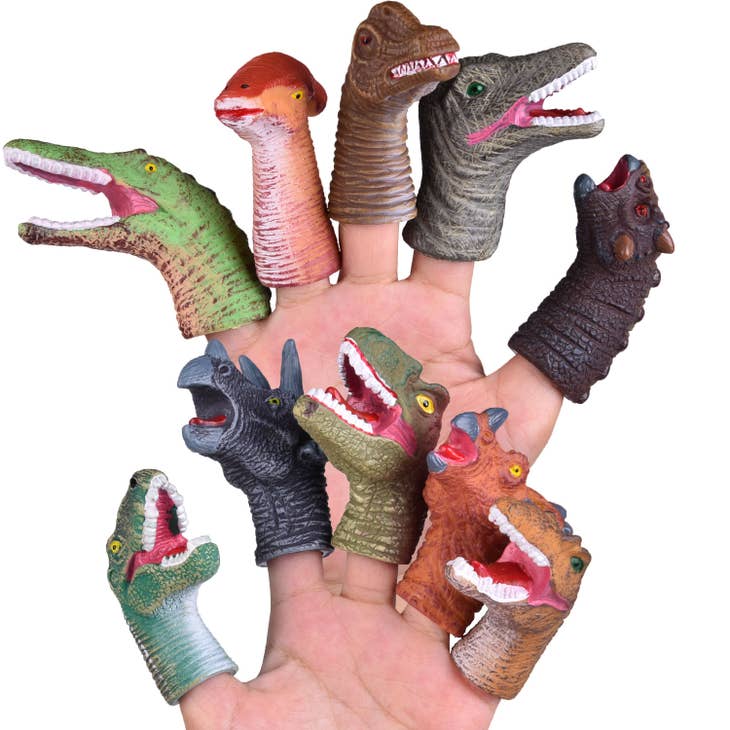 Marionnette 10 doigts Dinosaures