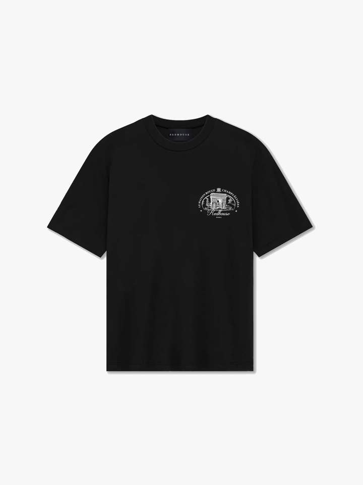 ЯH CAMISETA NEGRA ARC para venta al por mayor de REDHOUSE