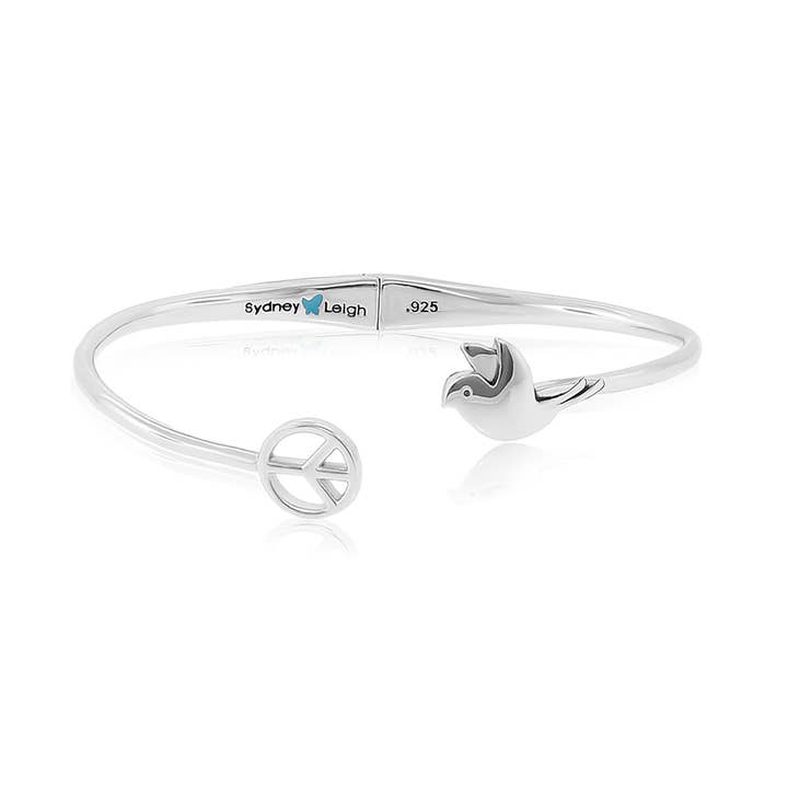 Sydney Leigh Peace and Dove Bangle for wholesale by Lauren G Adams