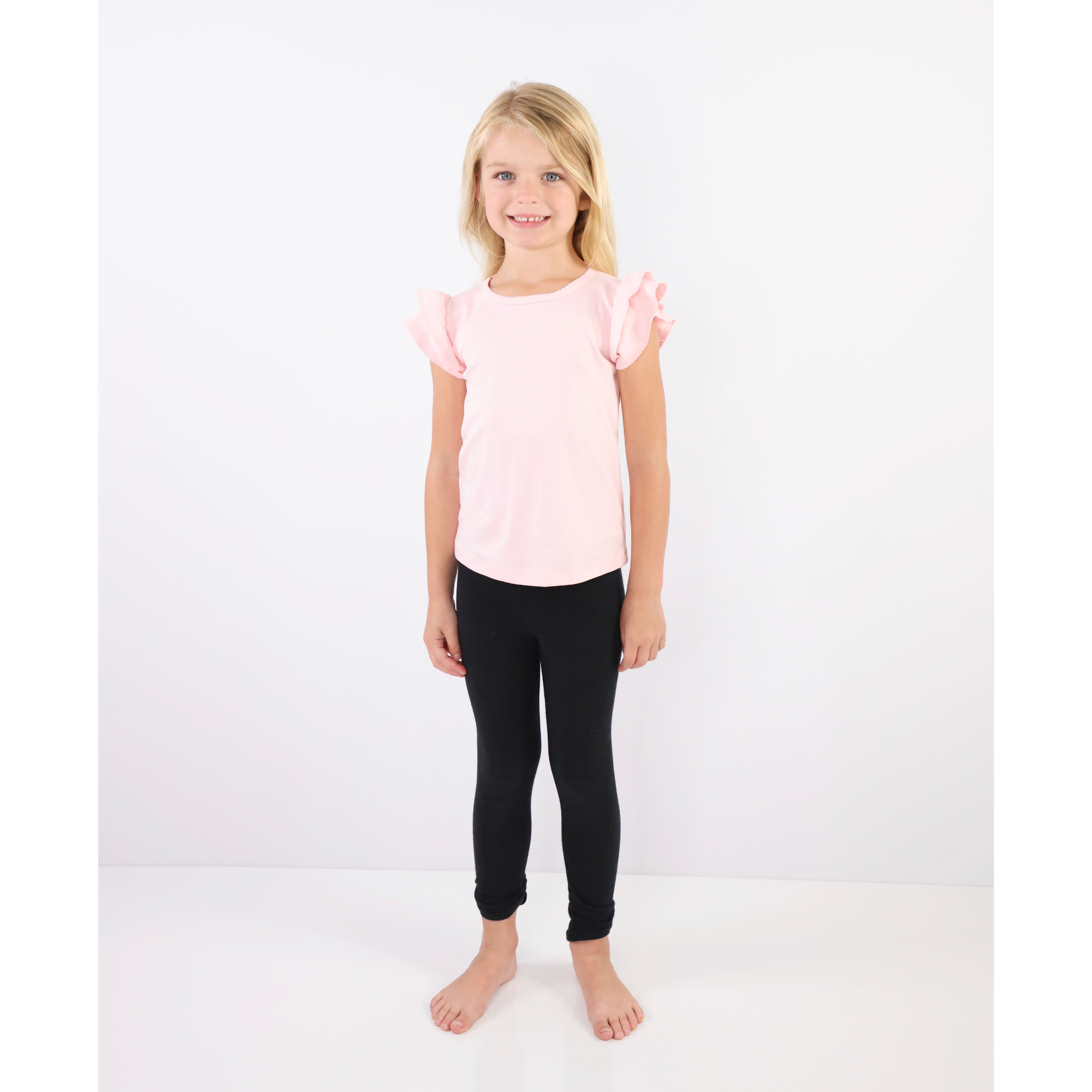 MARCELA - Wholesale T-Shirt - Kids - Double Ruffle Kids Sleeve Shirt8