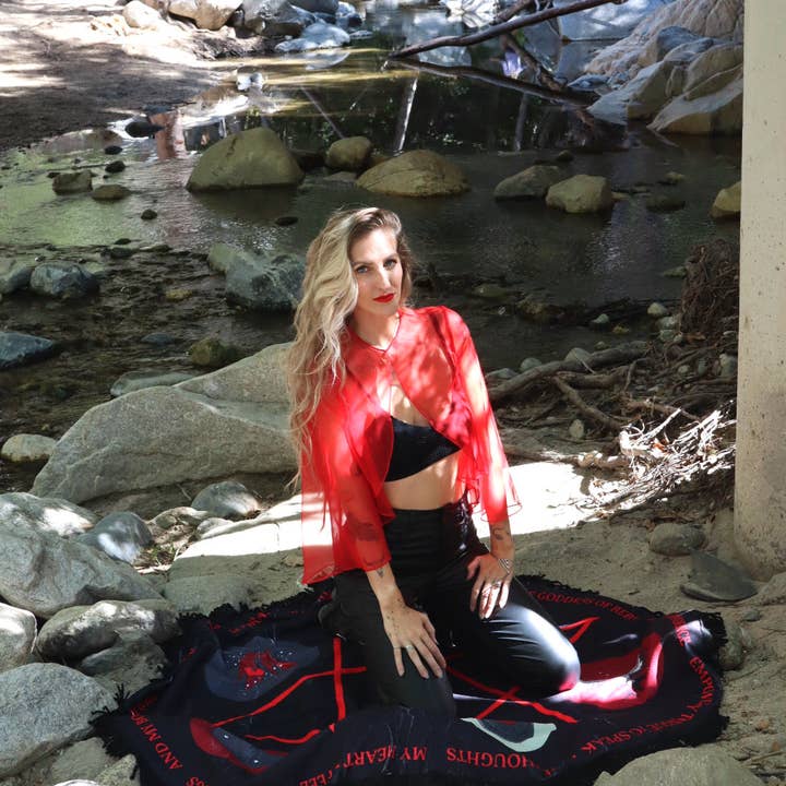 Lady Moon Co.® - Wholesale Beach Towel - Lilith Traveling Spell Space4