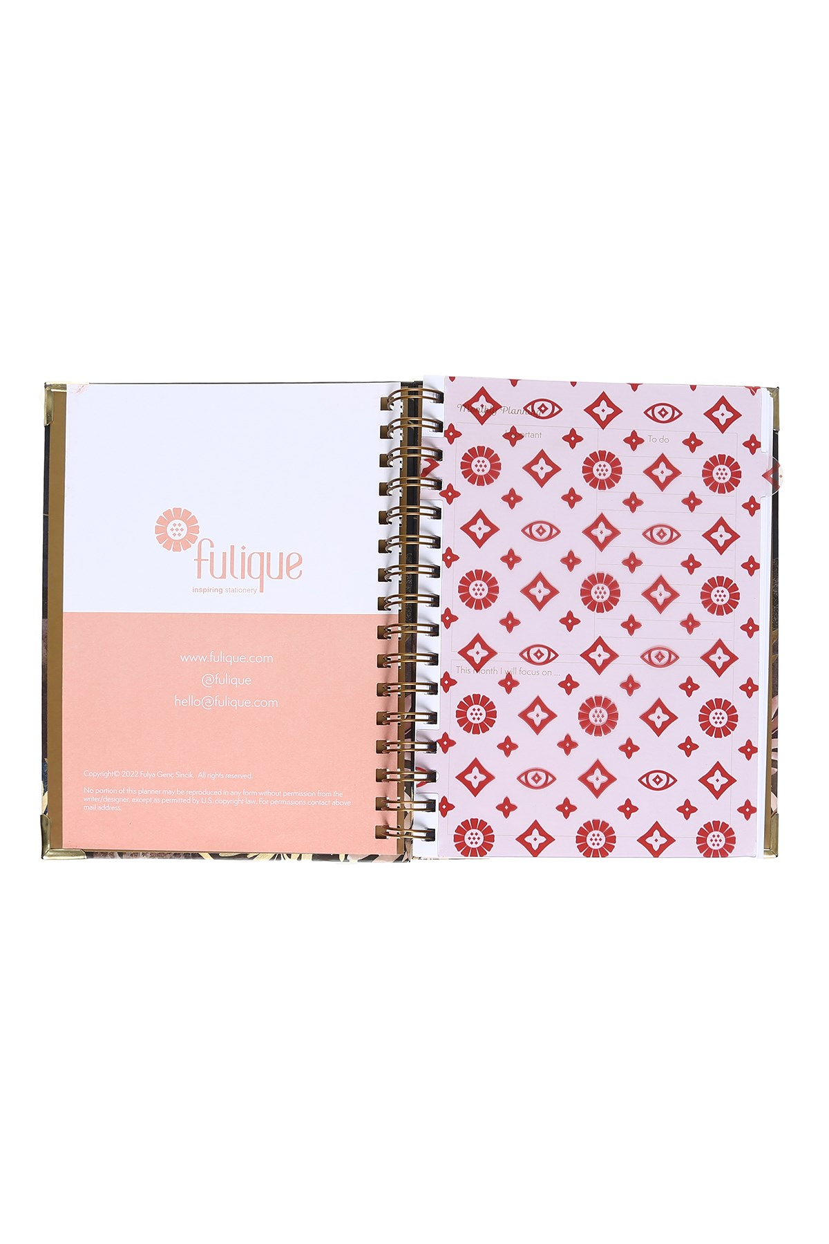 Fulique – Großhandel Planer – Flamingo-Wochenplaner12