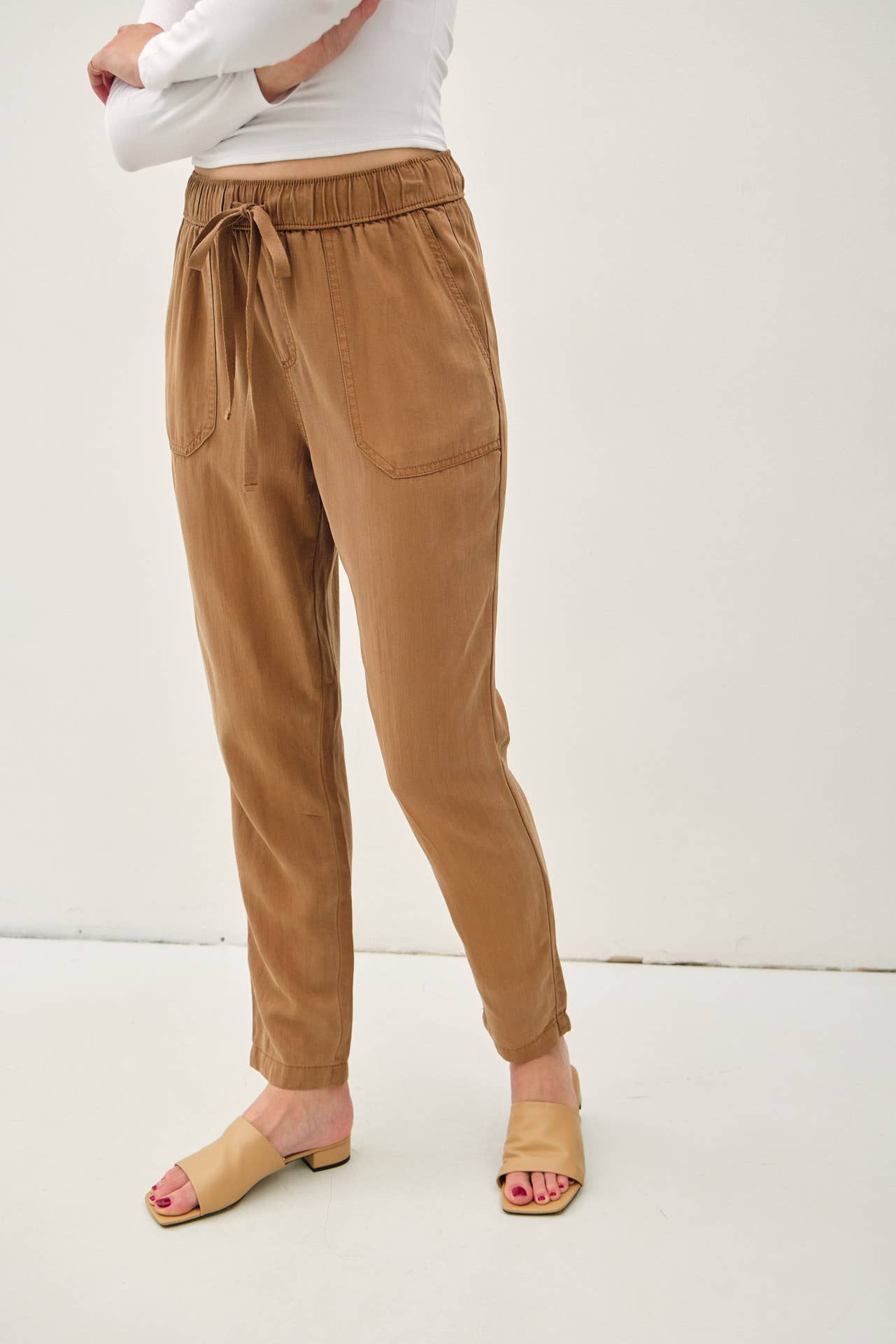 Be Cool - Wholesale Pants - Women's - NEW COLOR -TENCEL TAPERED PANTS  0