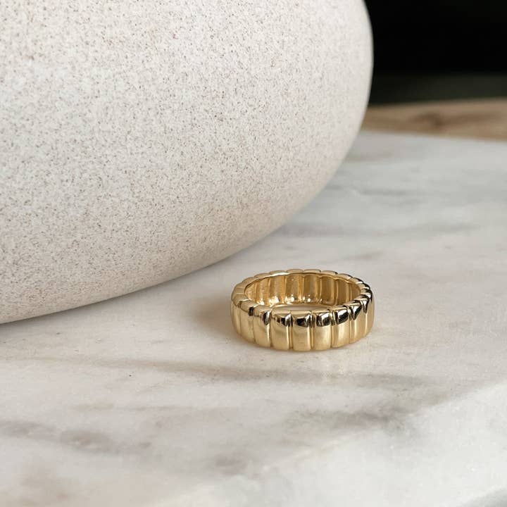Horace Jewelry - Wholesale Band/Stacked Ring - The Halo - Gold