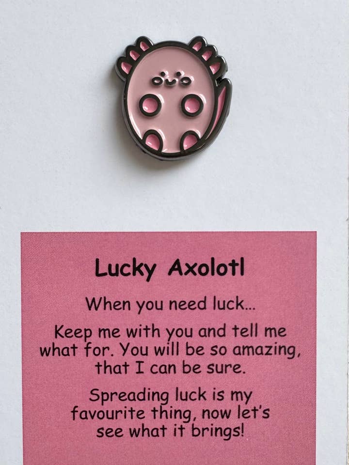 Pin de Ajolote Afortunado para venta al por mayor de Little Joys