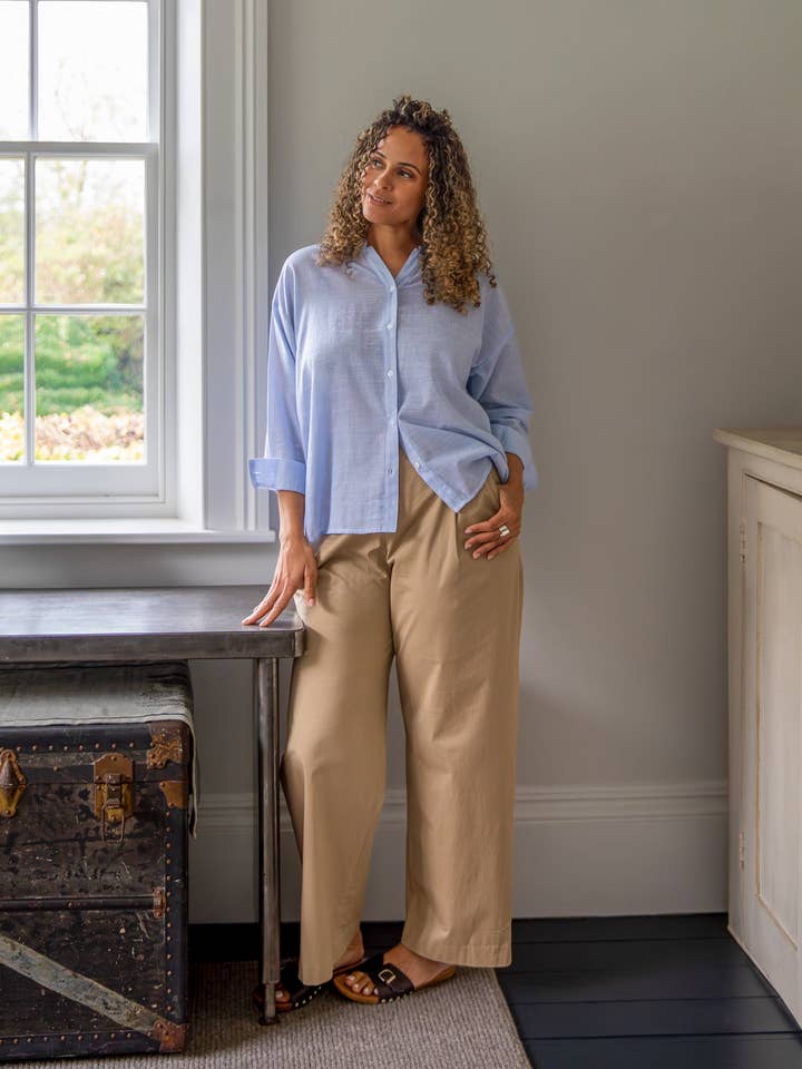CHALK UK Ltd - Wholesale Pants - Women's - Amelia Trouser | Dark Beige