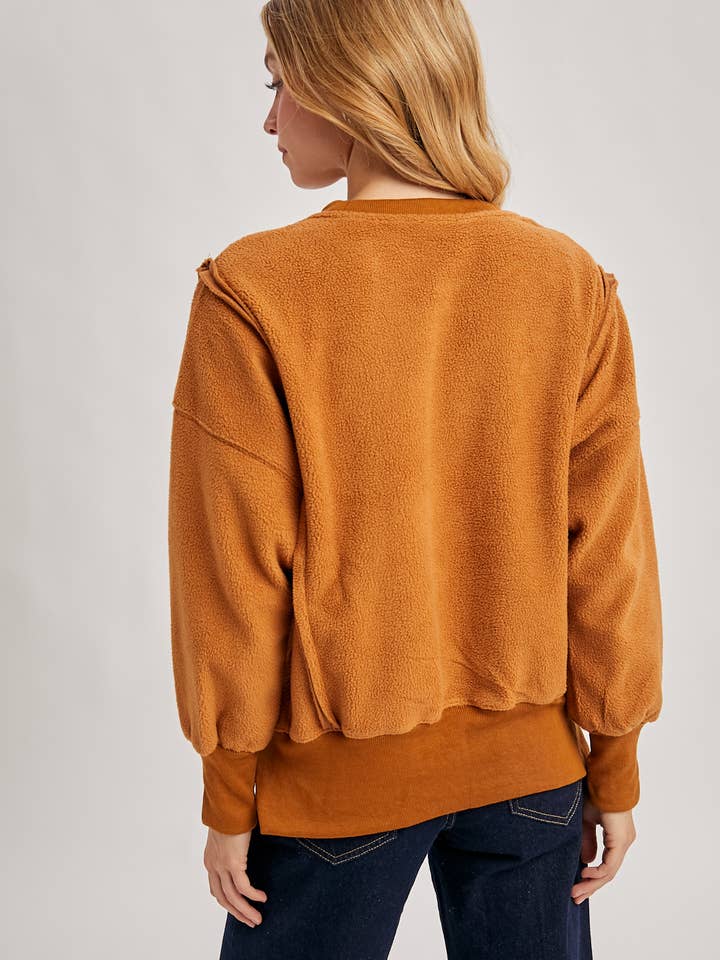 Bluivy - Wholesale Sweatshirt - Women's - CREWNECK TEDDY PULLOVER15