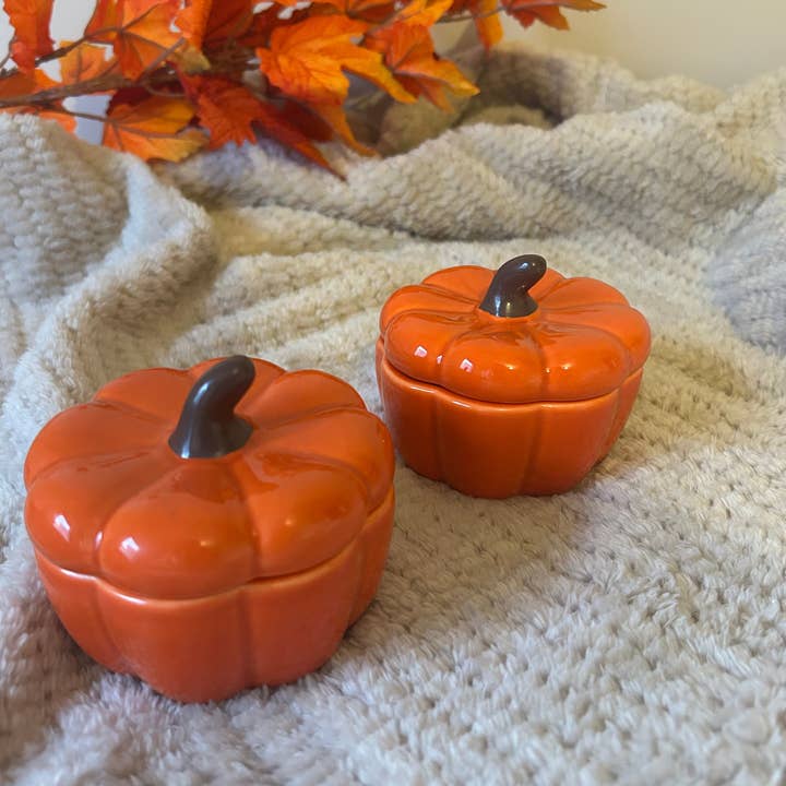 Keirs - Wholesale Jar/Filled Candle - Pumpkin candle ceramic3