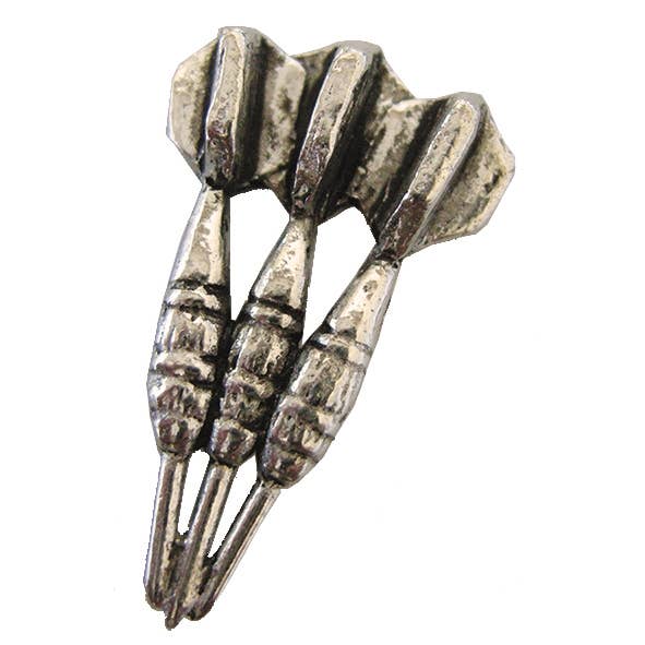 Darts mit Anstecknadel aus Zinn für den Großhandel von THE MUSIC GIFTS COMPANY