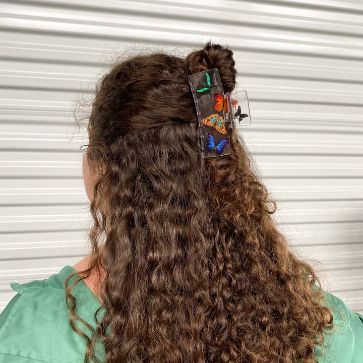 CHUNKS - Wholesale Hair Clip - Women's - Box Claw in Butterfly