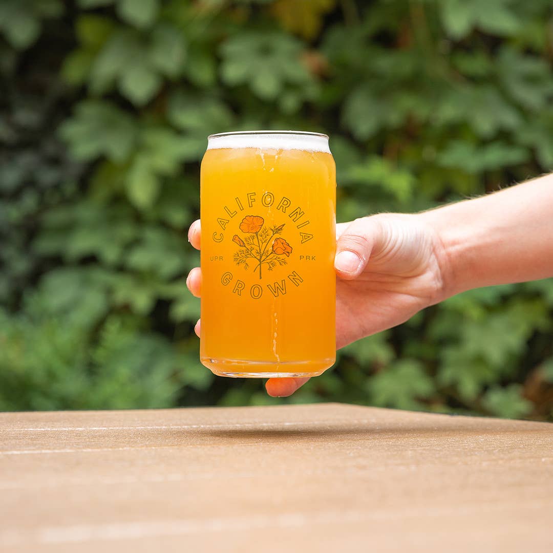 Upper Park Clothing - Wholesale Drinking Glass/Cup - California Grown 16oz Beer Can Glass4