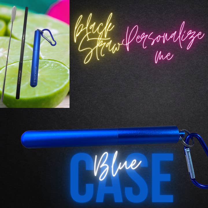 Suck It Up Straws - Wholesale Drinking Straw - Telescopic Metal Straws with Keyring Case & Cleaning Brush