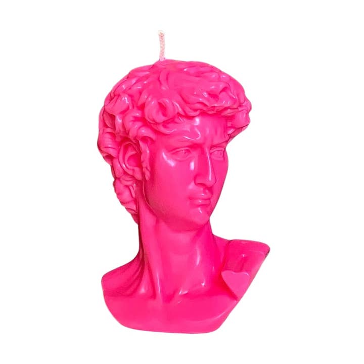 David Candle - Neon Pink for engroshandel hos NÉOS CANDLESTUDIO