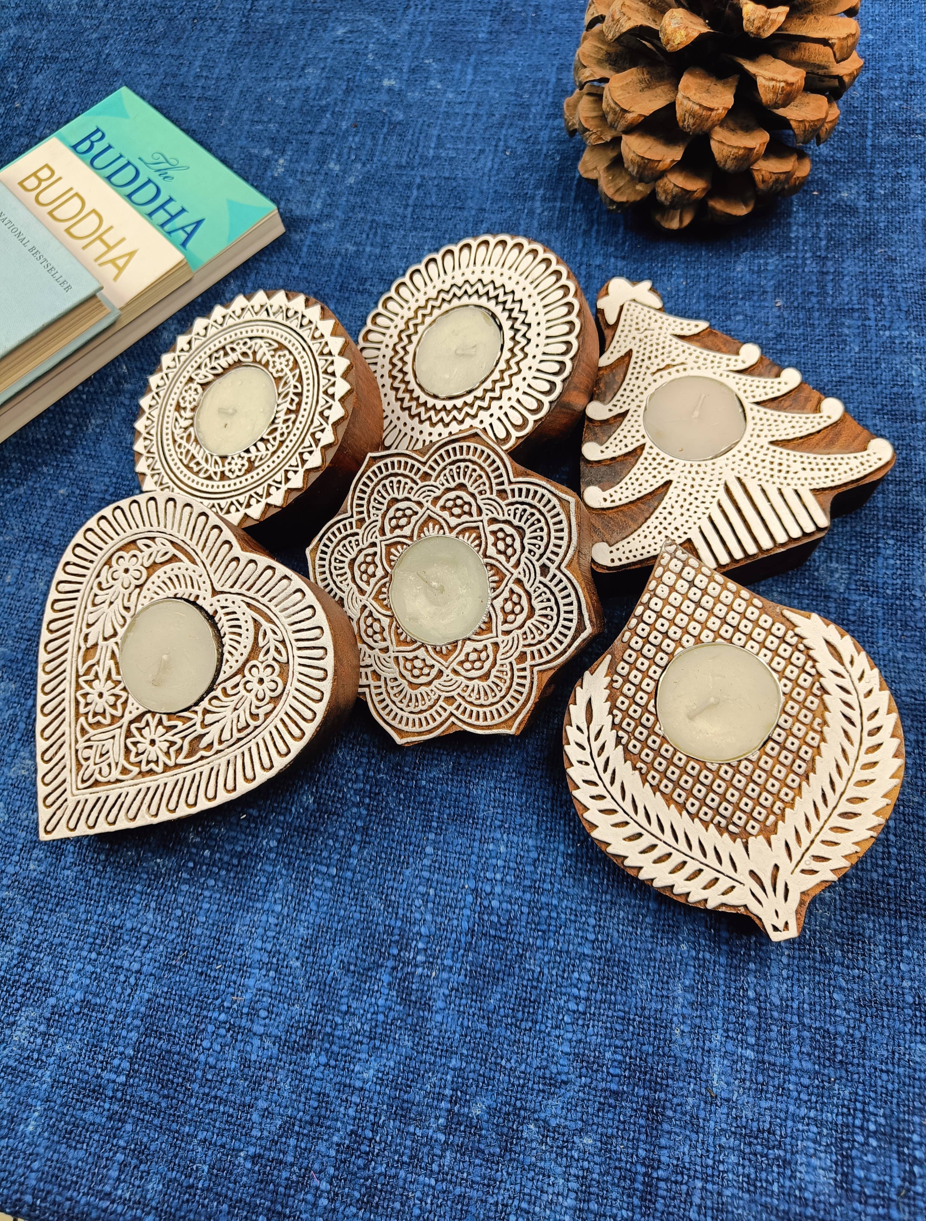 The Eastern Loom - Wholesale Tea light candles - Tea Light Holder Christmas Candle Home Decor Handmade Artisa