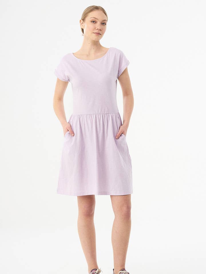 ORGANICATION - Wholesale Dress - Women's - Slub-Jersey-Kleid aus Bio-Baumwolle0