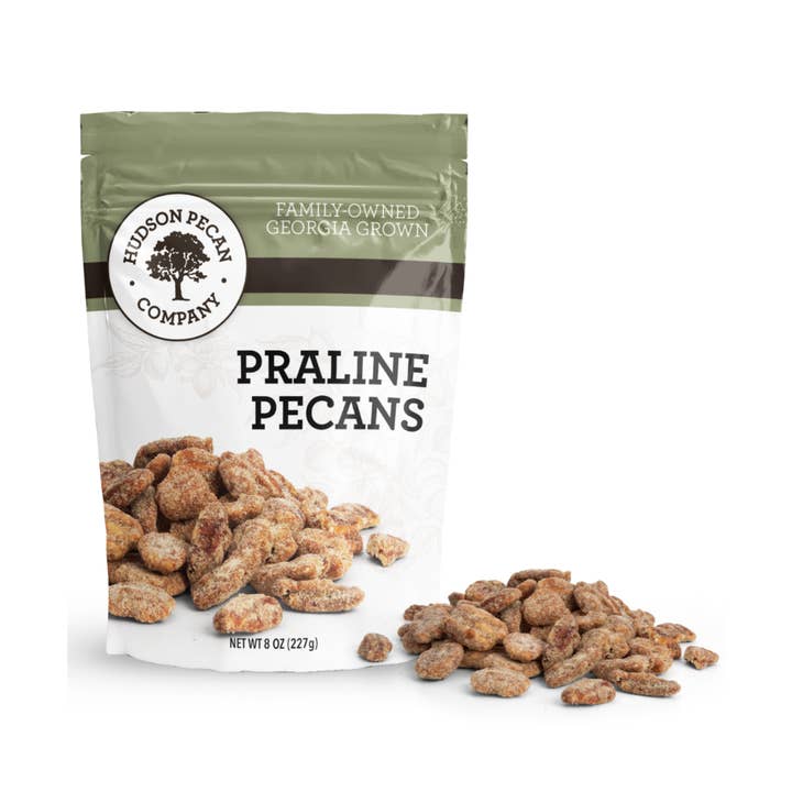 Hudson Pecan Company - Wholesale Nuts - Praline Pecans 8oz0