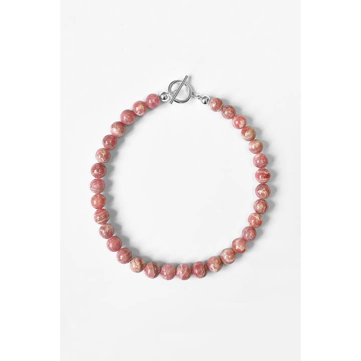x Yona Halsband - Rhodochrosite för wholesale av Kara Yoo