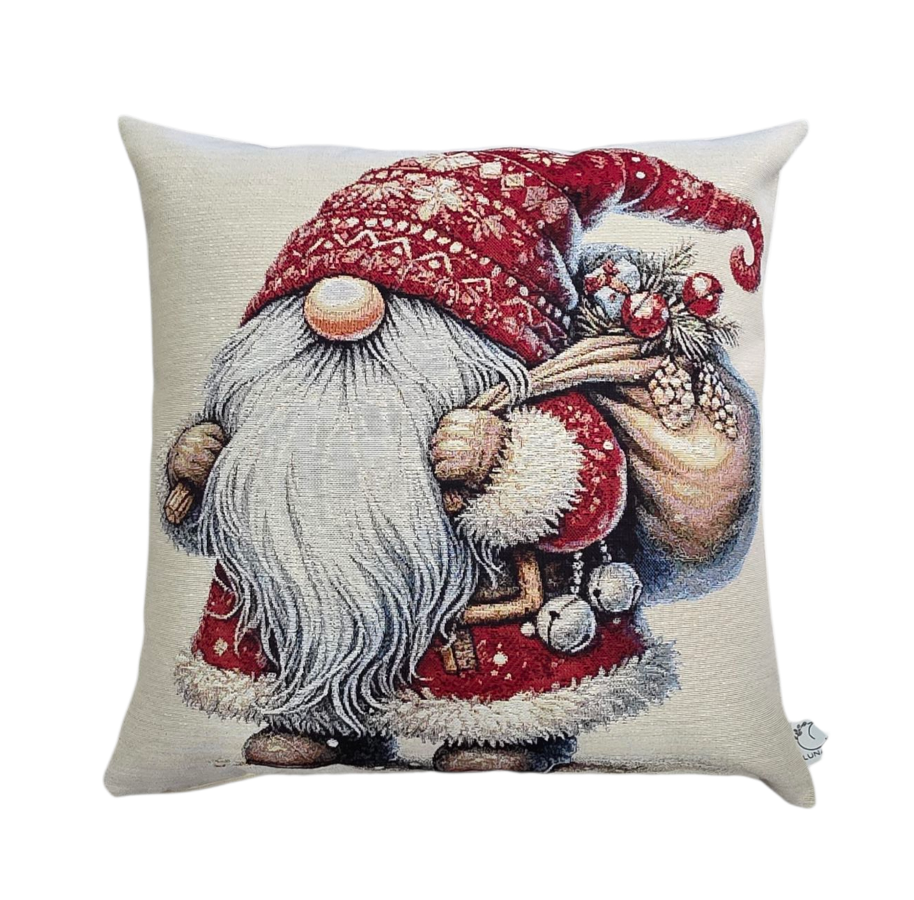 Lunaria Lab - Wholesale Throw/Decorative Pillow - Gnomes Lurex Gobelin Cushion Cover10