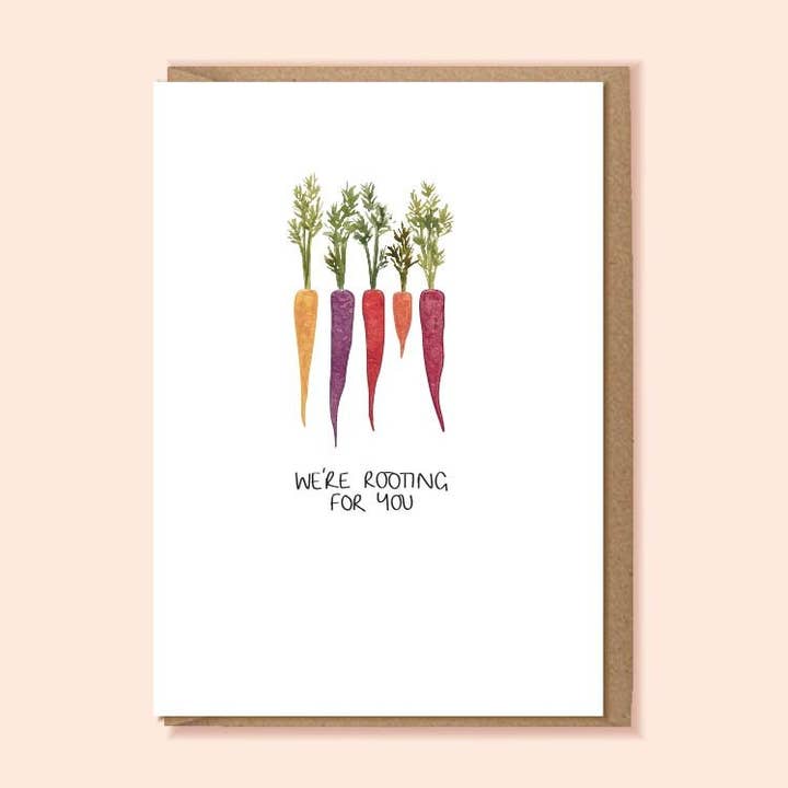 NOUS VOUS SOUTENONS LA CARTE A6 pour la vente par Jemma Leigh Design