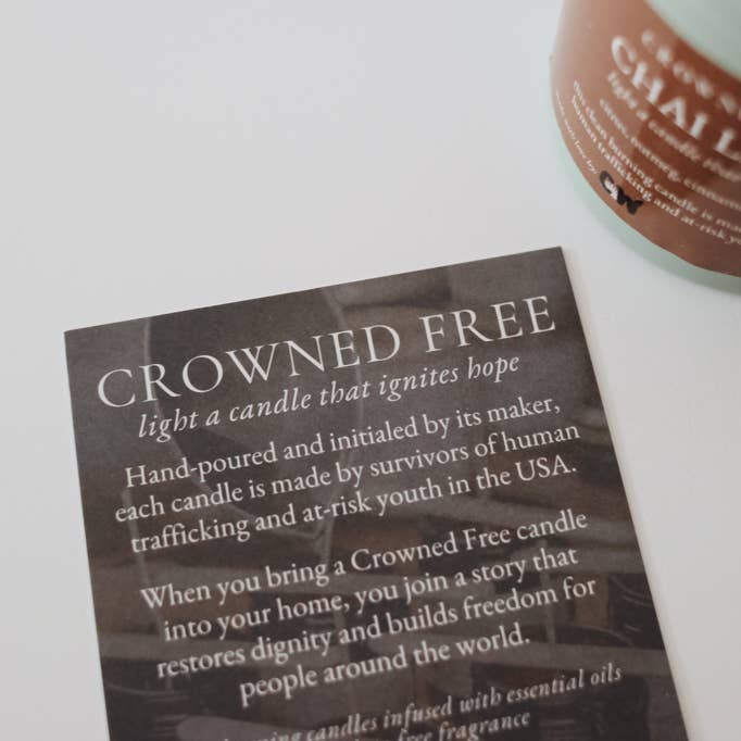 Crowned Free - Wholesale Travel candles - Pumpkin Patch Candle - Mini - Made by Survivors 4