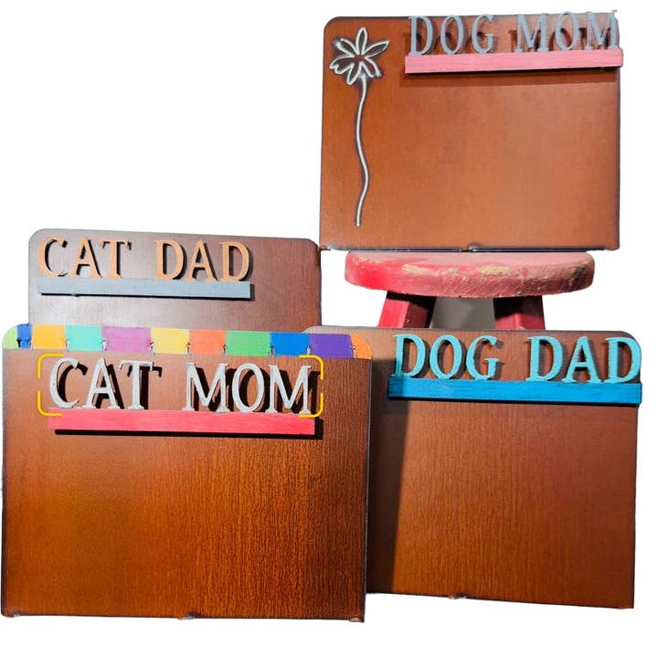 Whimsies - Wholesale Picture Frame - Dog Picture Frame dog mom dog dad cat mom cat dad pet lover