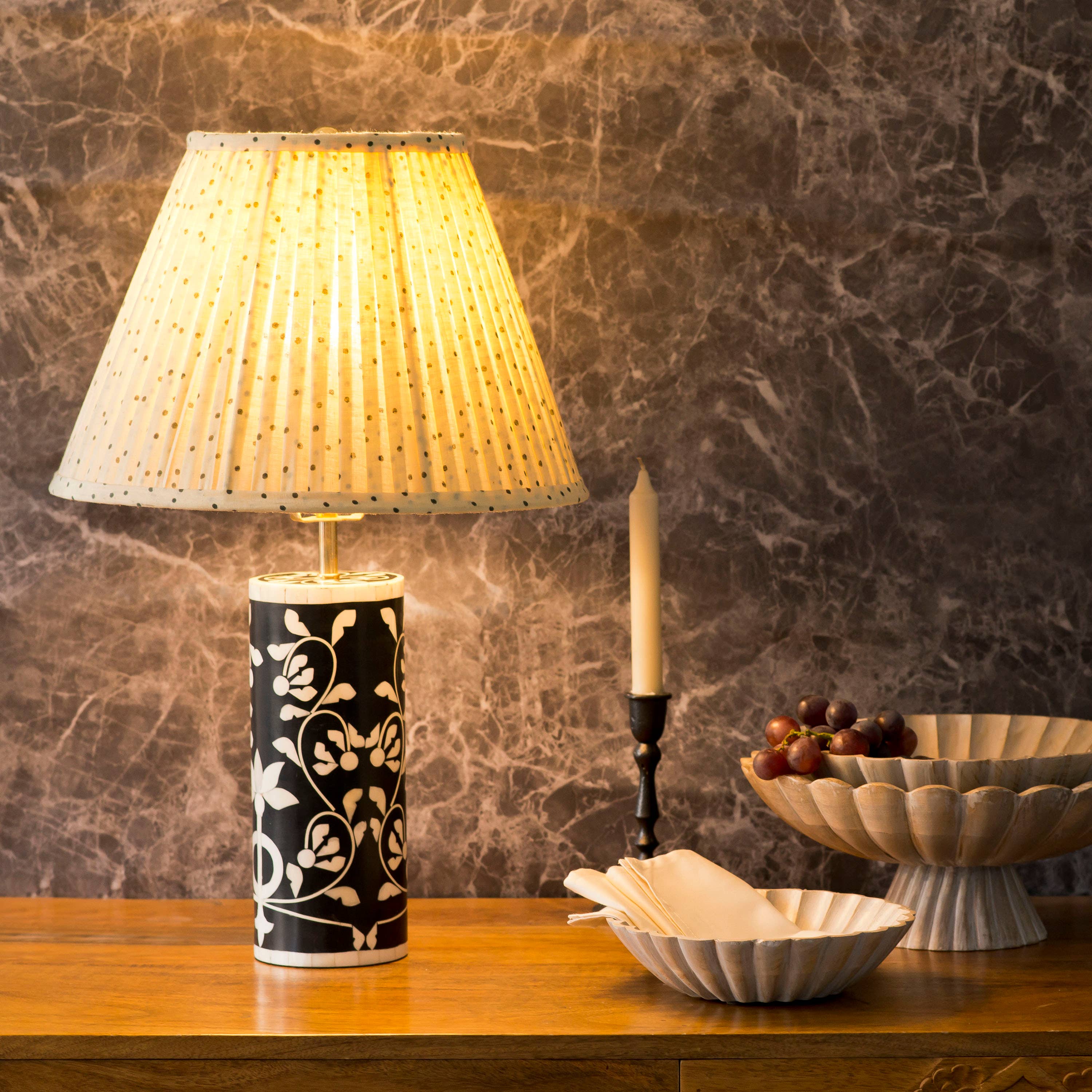 Mela Artisans - Wholesale Accent/Desk Lamp - Floral Vines Table Lamps- Multiple Colors8