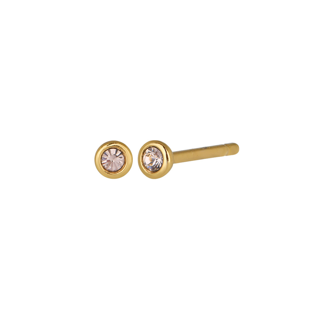 The Land of Salt - Wholesale Stud/Post Earrings - Birthstone Stud Earrings in Gold - Choose Stone8
