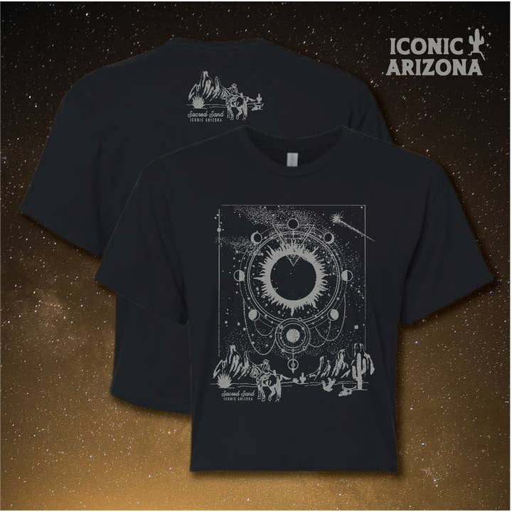 Sacred Sand Ladies Crop Tee for wholesale by Iconic Arizona