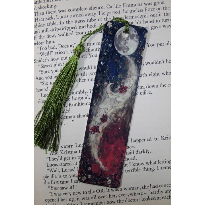 Luna Caprichosa 2 // Marcapáginas de Metal para venta al por mayor de Raven Design